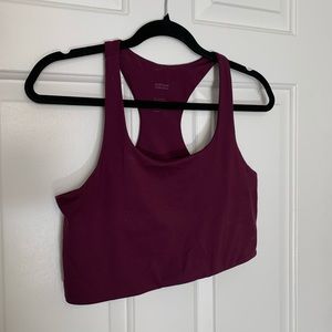 Girlfriend Collective Racerback Sports Bra - Purple